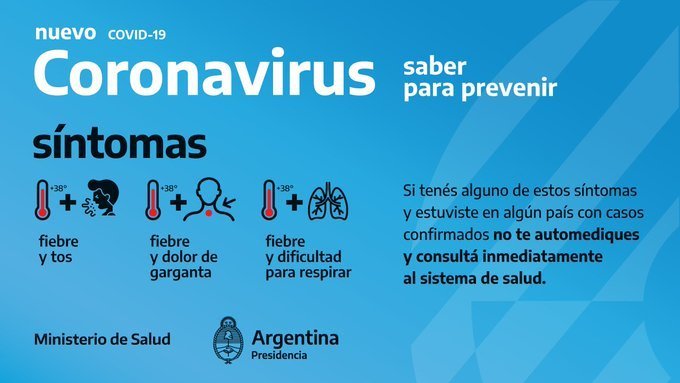 Hay 17 casos de coronavirus en el país